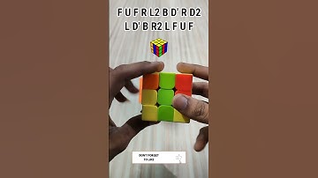 Vertical Stripes Pattern In Rubik