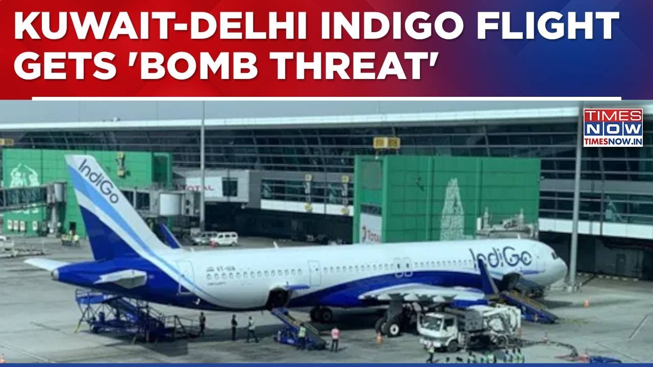 Kuwait-Delhi IndiGo Flight Gets 'Bomb Threat', Diverted To Ahmedabad; All Passengers Safe | WATCH