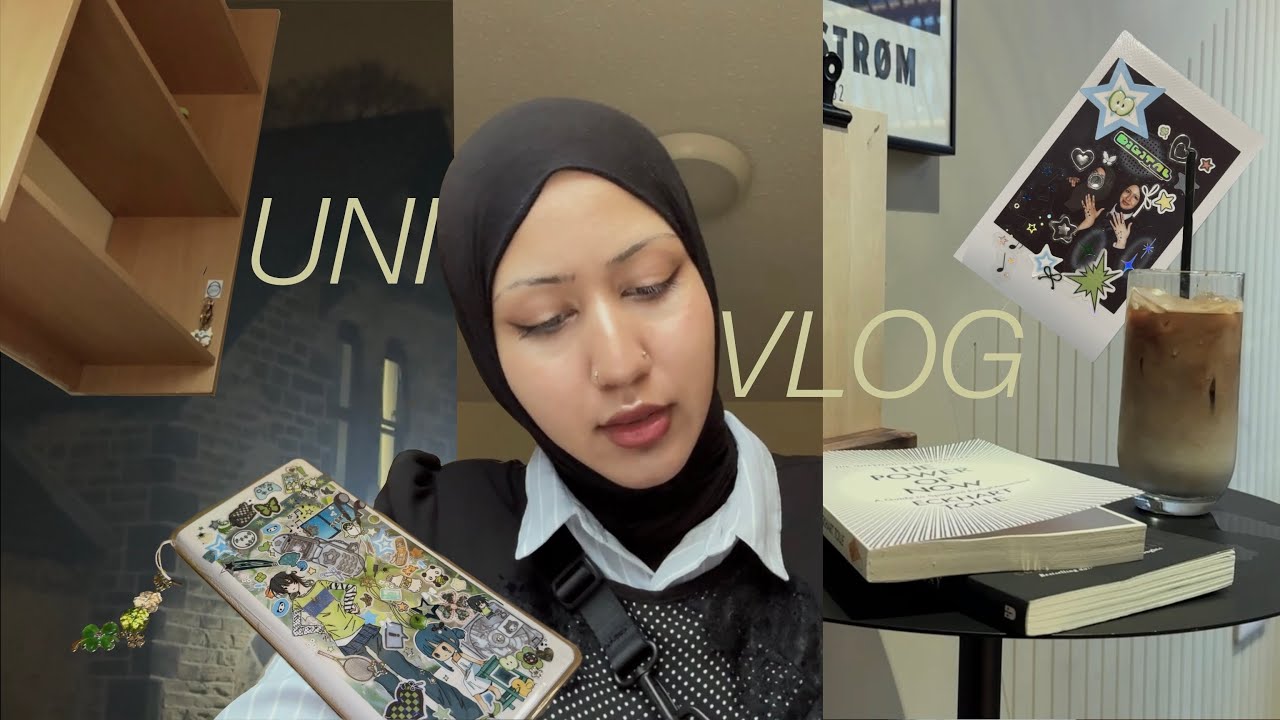 uni vlog 001 | socials, scrapbooks and slow days.