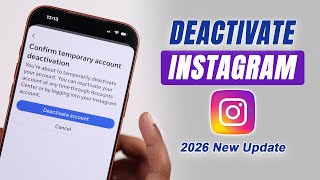 How to Deactivate Instagram Account! [2026 Updated Guide]