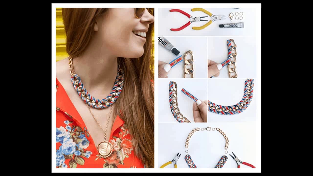 15 Awesome DIY Statement Necklaces - YouTube
