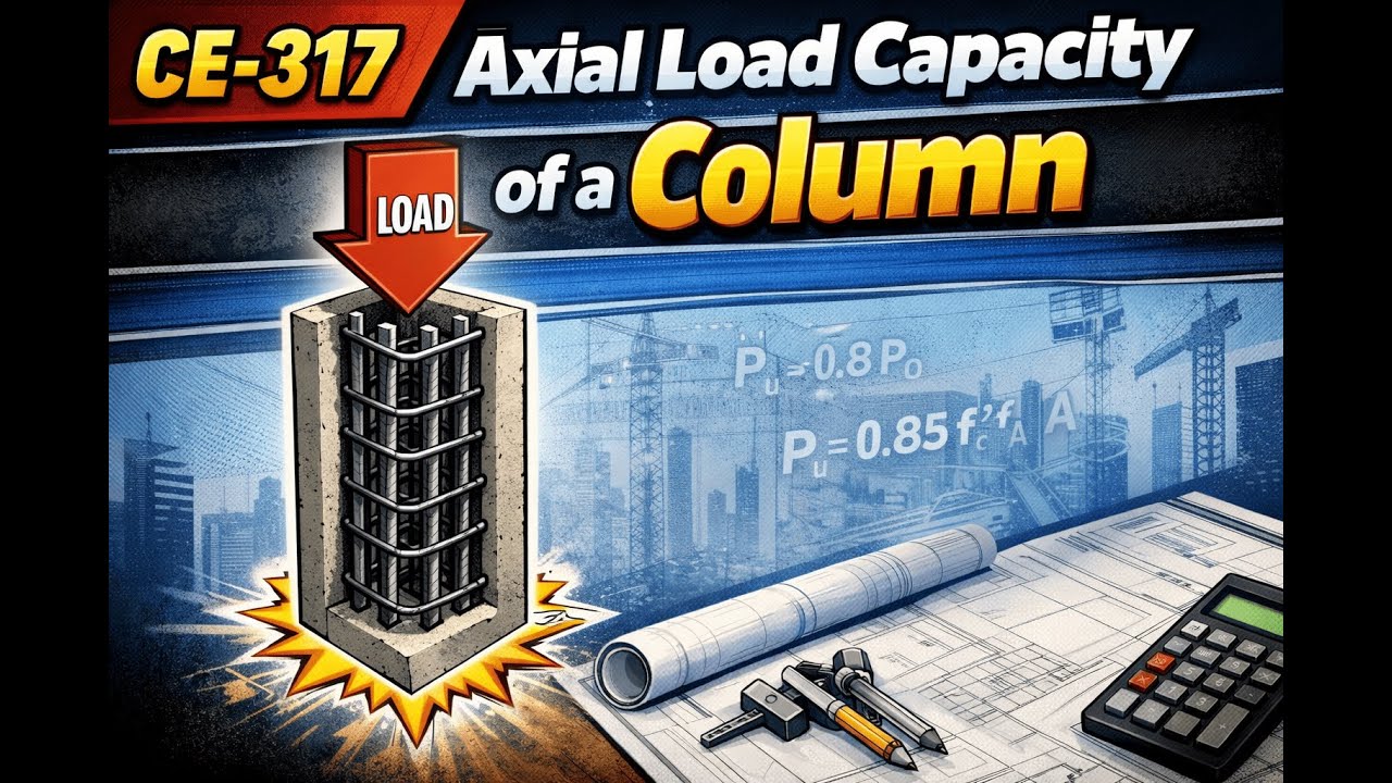 CE-317 | 1. Axial Load Capacity of a Column