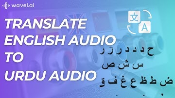 How to Auto-Translate English Audio into Urdu Audio | AI Audio Dubbing