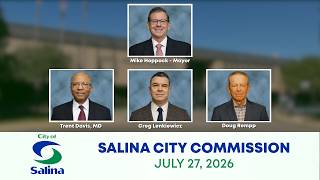 Salina City Commission Meeting - July 27, 2026