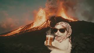 drink hot coffee with chill
