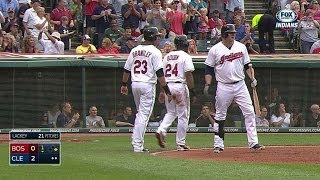 BOS@CLE: Chisenhall hits soft two-run single to left screenshot 2