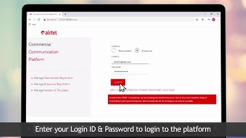 AirTel DLT - Consent Template Registration