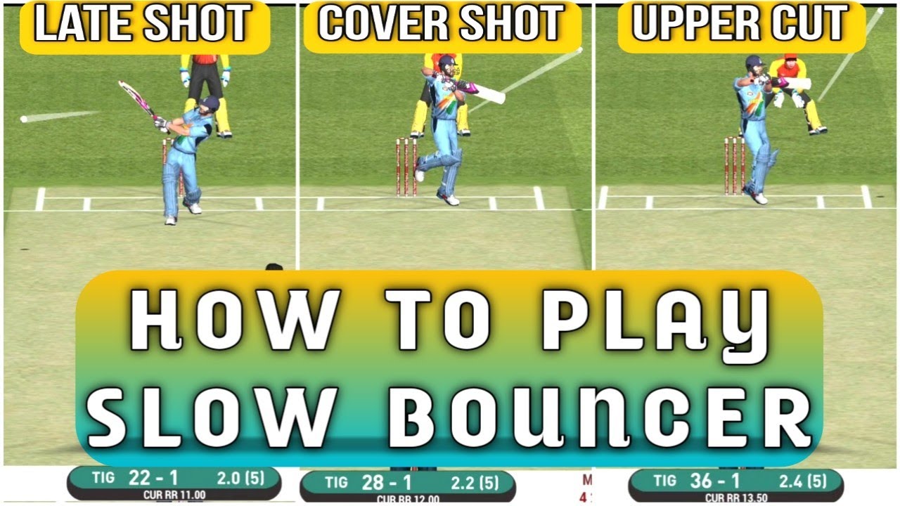 How to play slow bouncer in real cricket 20 multiplayer | RC 20 batting ...