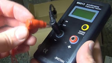 Jingyan M6013 Digital Auto Ranging Capacitance Meter Tester Capacitor Tester 0.01pF to 47000uF