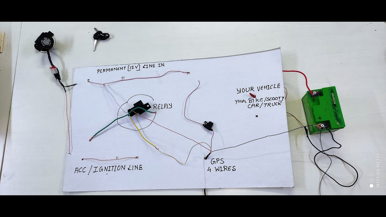 GPS Tracker Installation in Any Vehicle | Bike GPS Tracker Wiring with