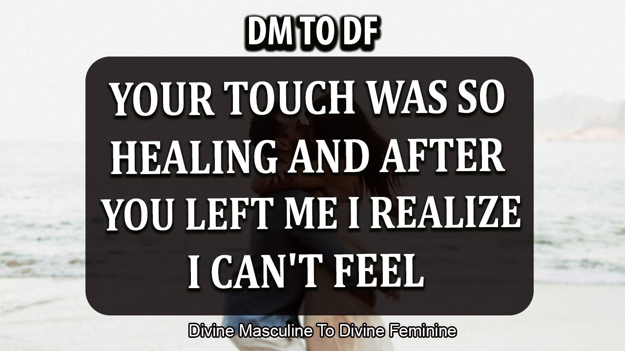 DM TO DF Shocking Twin Flame Message I Can't Feel Anything - YouTube