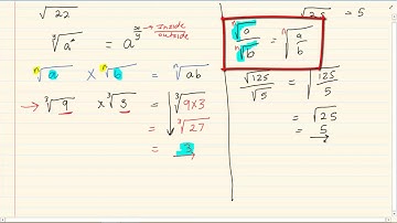Grade 11: Exponents : Surds Part 1