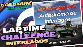 GT7 | Lap Time Challenge Interlagos Jaguar XJ13 '66 | Gold Run | Sub Account