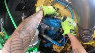 Rotator work ep #195  loading a Pete and hooking the trailer