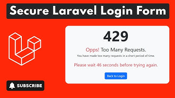 How to Secure Laravel Login with Throttle | Protect Your App from Brute Force