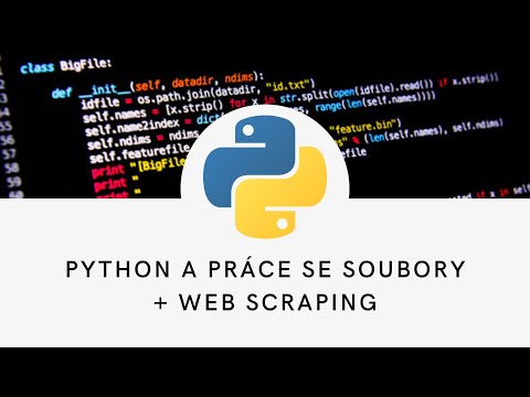 1. Práce se soubory a web scraping v Pythonu – Představení kurzu a co se vše naučíme
