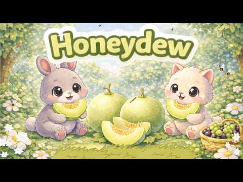 H Is for Honeydew 🍈 | A to Z Fruits Song for Kids | Little Lullas
