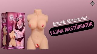 Lady Silikon Yarım Vücut Vajina Mastürbatör Albonishop