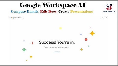 Google Workspace Labs Use AI for Daily Tasks( Gmail & Drive)