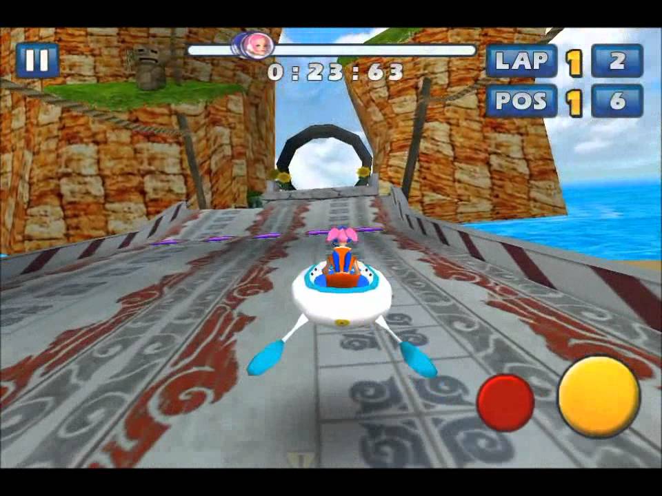 Sonic & SEGA All-Star Racing [Shadow & Ulala] iPhone Gameplay (HD)