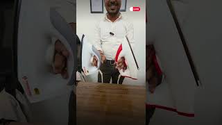 The Surprising Way Electric Iron Presses Testing #satisfying #shorts
