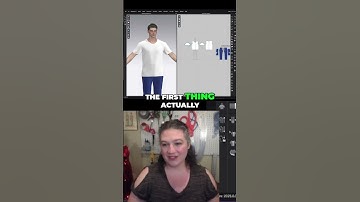 Simulating Fabric in CLO3D  Custom T-Shirt Design #shorts