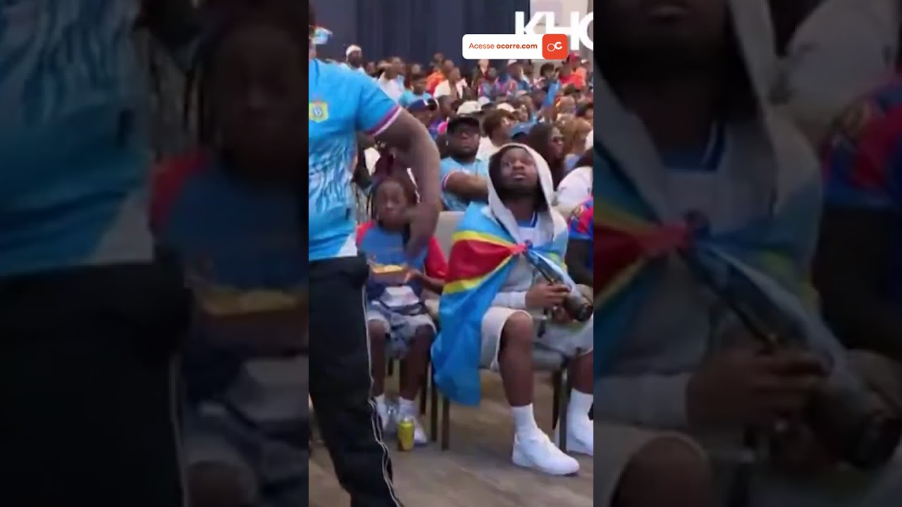 Celular ENTREGA O GOL antes da transmissão e reação de TORCEDORES DO CONGO viraliza