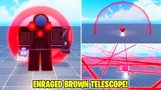How to get ENRAGED BROWN TELESCOPE + TESLA WOMAN MUST DIE BADGE in SUPER BOX SIEGE DEFENSE! (ROBLOX)