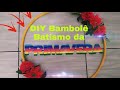 DIY Bambolê decorado com flores para o batismo da primavera 🌹😍