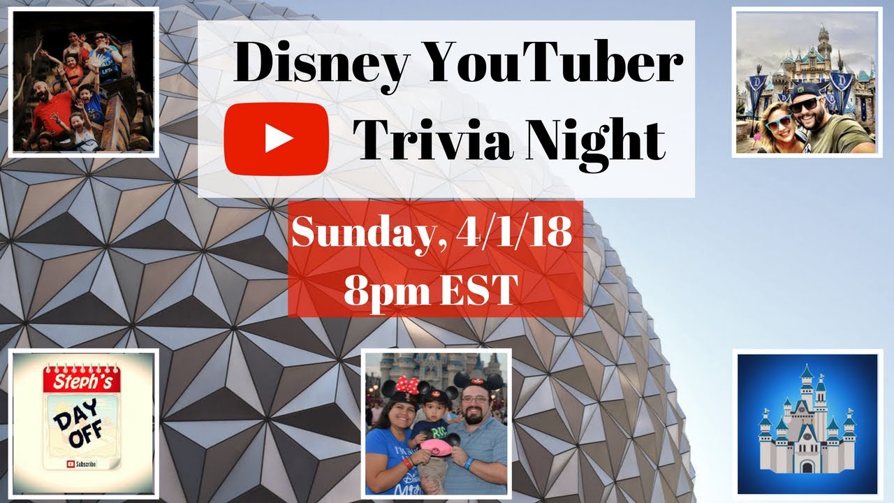 Disney YouTubers Trivia Night