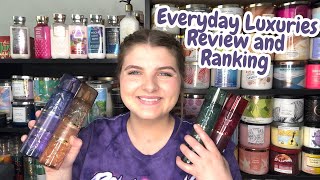 Review and Ranking of the Bath and Body Works Everday Luxuries Collection