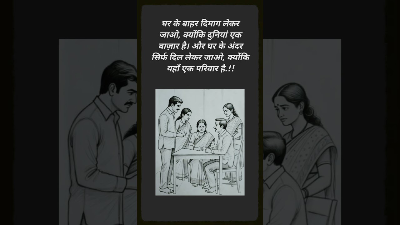 घर के बाहर दिमाग लेके जाओ 