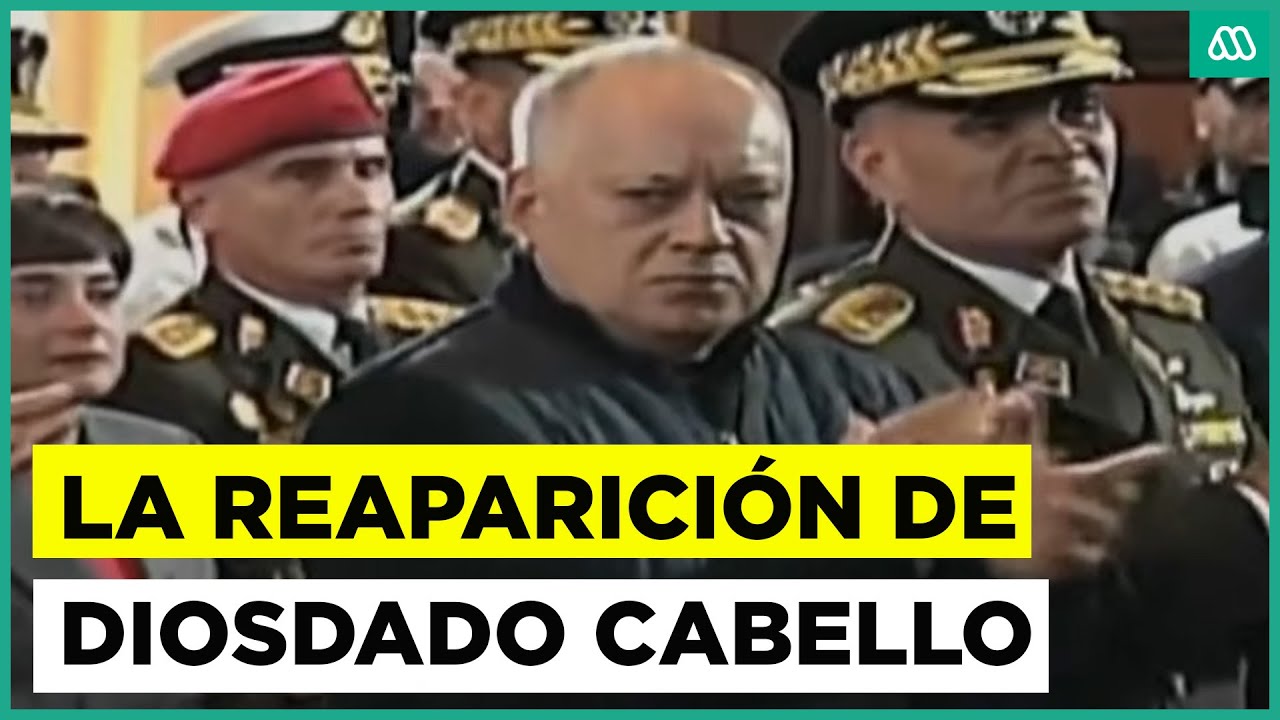 Reaparece Diosdado Cabello en el juramento de Delcy Rodríguez