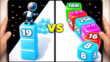 MAX LEVEL 2048! 💎 CUBE SURFER vs JELLY TUBE RUN 🍭 | EPIC TUBE SLIDE CHALLENGE! 🚀🔥🏆✨