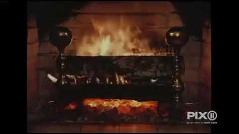 WPIX Yule Log
