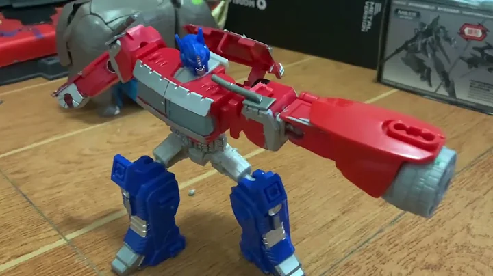 TF ROTB "prime meets primal" stop motion #transformersstopmotion #transformers