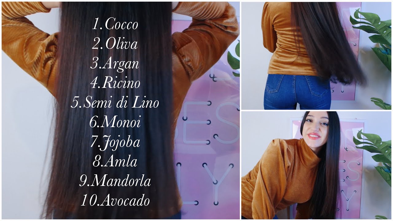 I MIGLIORI 10 OLI PER LA CRESCITA E CURA DEI CAPELLI 🤩💆🏻‍♀️ Hair care routine