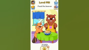 DOP 5 DAILY PUZZLE #443 - FEED THE BEAVER #dop5 #dop5shorts #dop5gameplay #viral #shorts