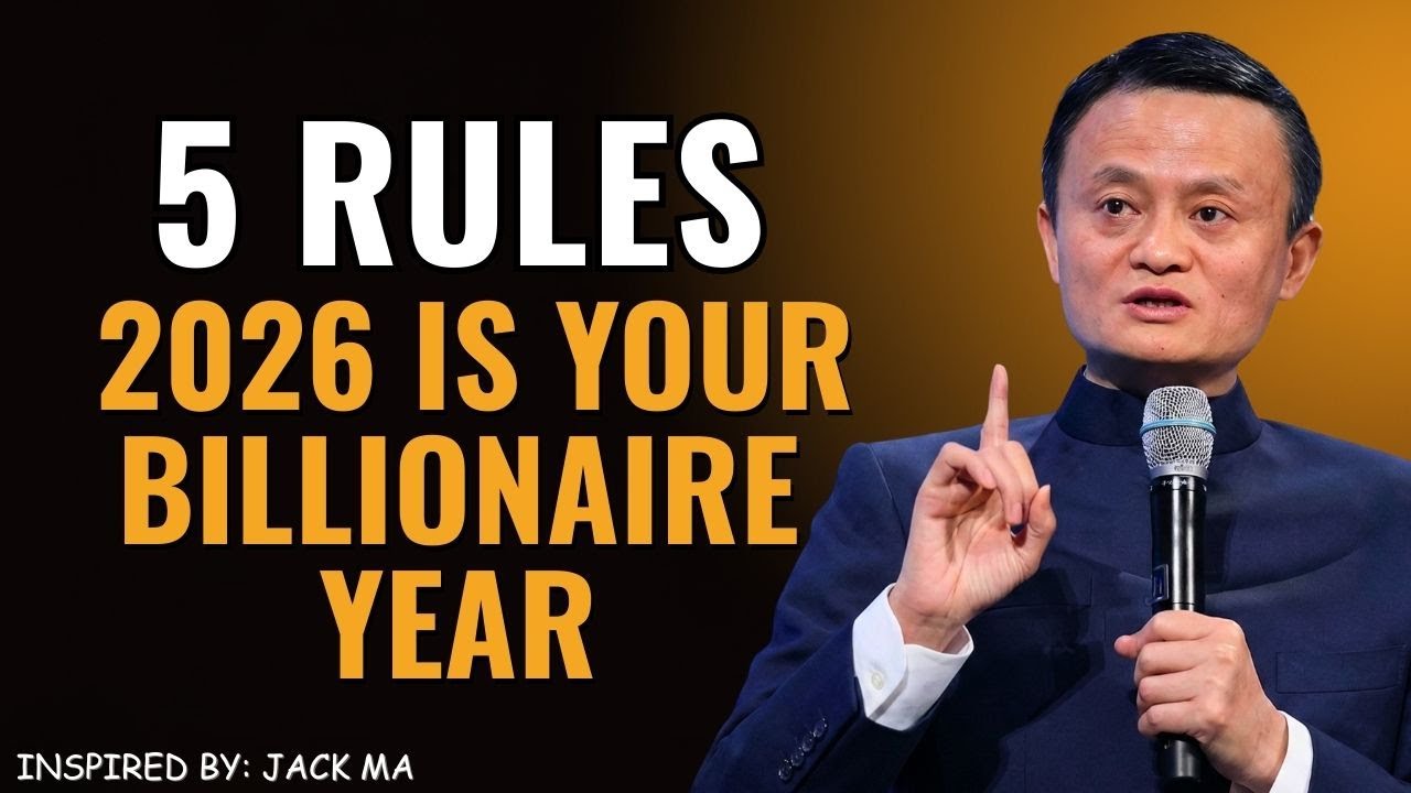 5 правил, которые помогут вам стать миллиардером в 2026 году – вдохновение от Джека Ма.