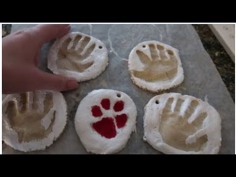 EASY DIY KEEPSAKE ORNAMENTS | SALT DOUGH ORNAMENT RECIPE