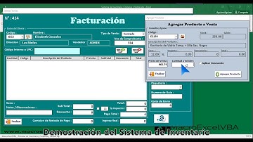 Demostración del Sistema de Inventario, Compras, Ventas, Caja | MacroExcelVBA-Ag