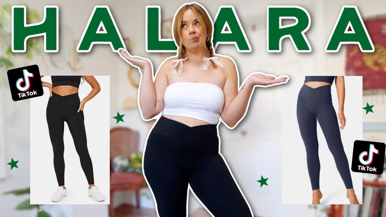 trying on the VIRAL leggings from halara! (worth the hype?) 