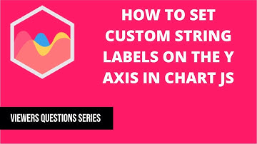 How to Set Custom String Labels on the Y Axis in Chart JS