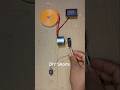 Neon Strip Light and Voltmeter Powering With Mini Gear Box Coreless Motor #dcmotor #tech #shorts