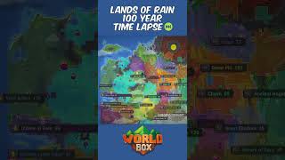 WorldBox Timelapse - The Lands of Rain 🌧  #worldbox  🌏