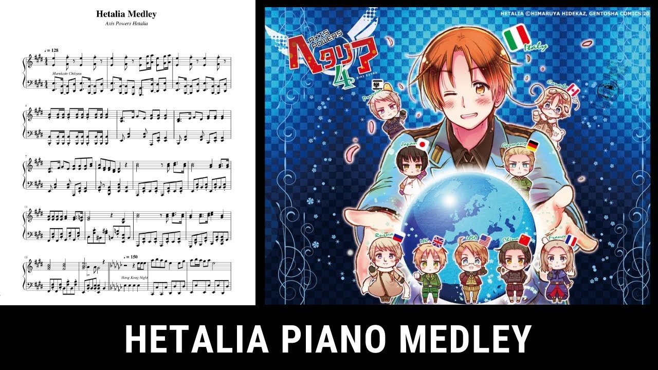Hetalia Medley for Piano