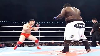 Incredible MMA || Black Mammoth vs Little Fighter