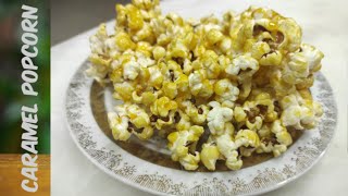 Caramelized popcorn | Sweet and tasty caramel popcorn