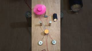 dc motor switch machine fog lights #experimnent #dcmotor #diy #shorts