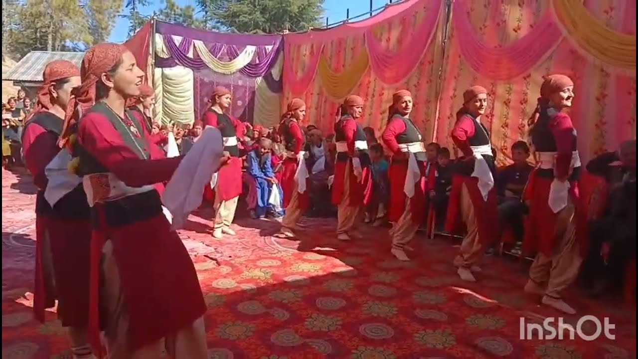 Pahari dance by mahila mandal -Part 1